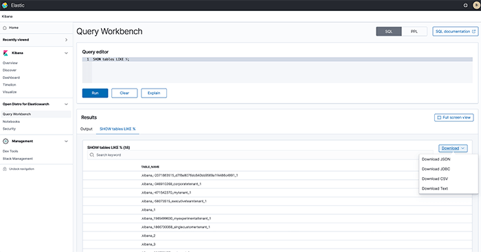 OpenSearch Features